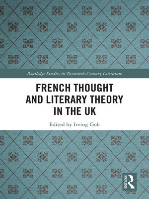 cover image of French Thought and Literary Theory in the UK